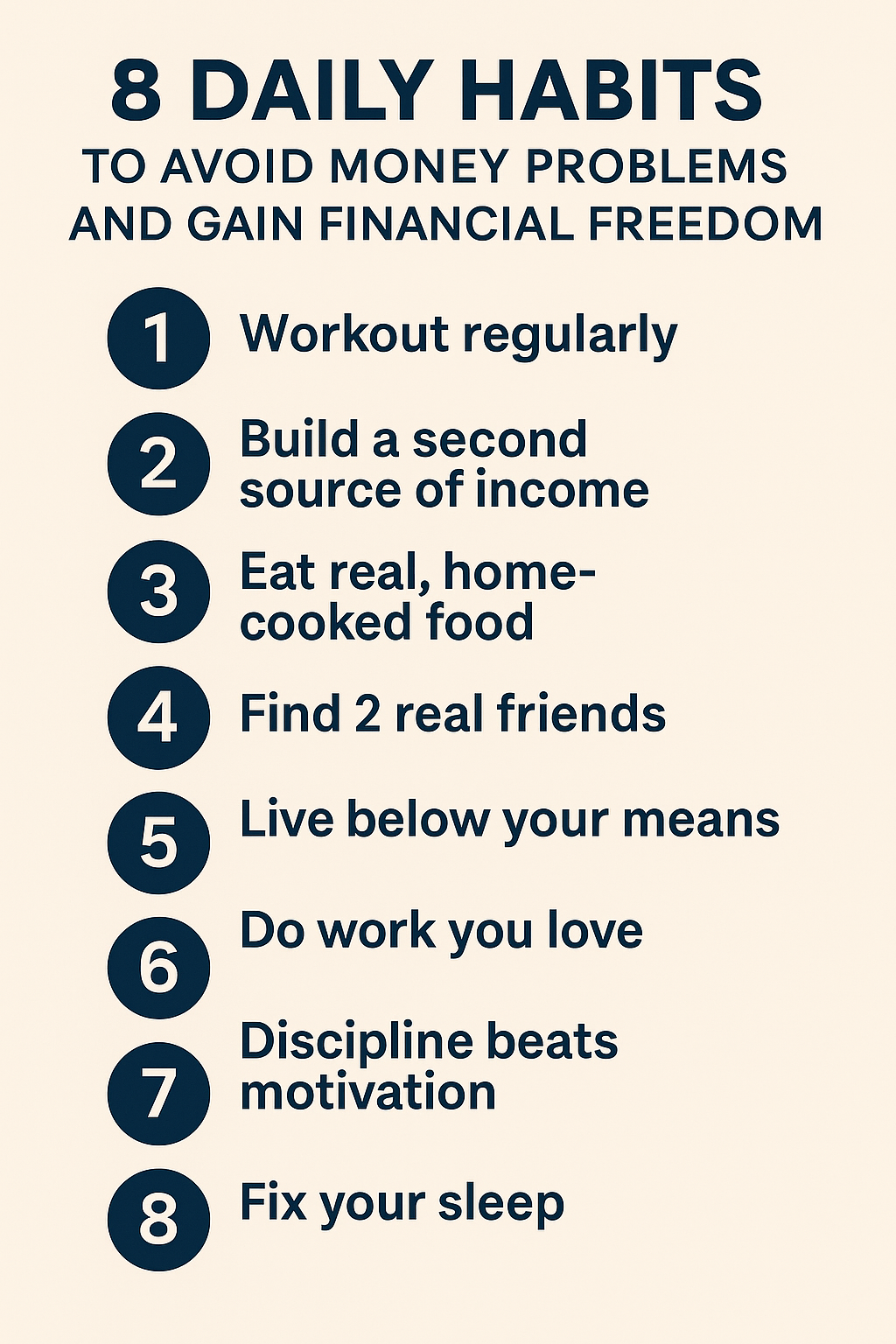 Daily Habits for Financial Freedom